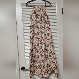 Universal Thread - Floral Sleeveless Maxi Dress With Adjustable Straps & Pockets